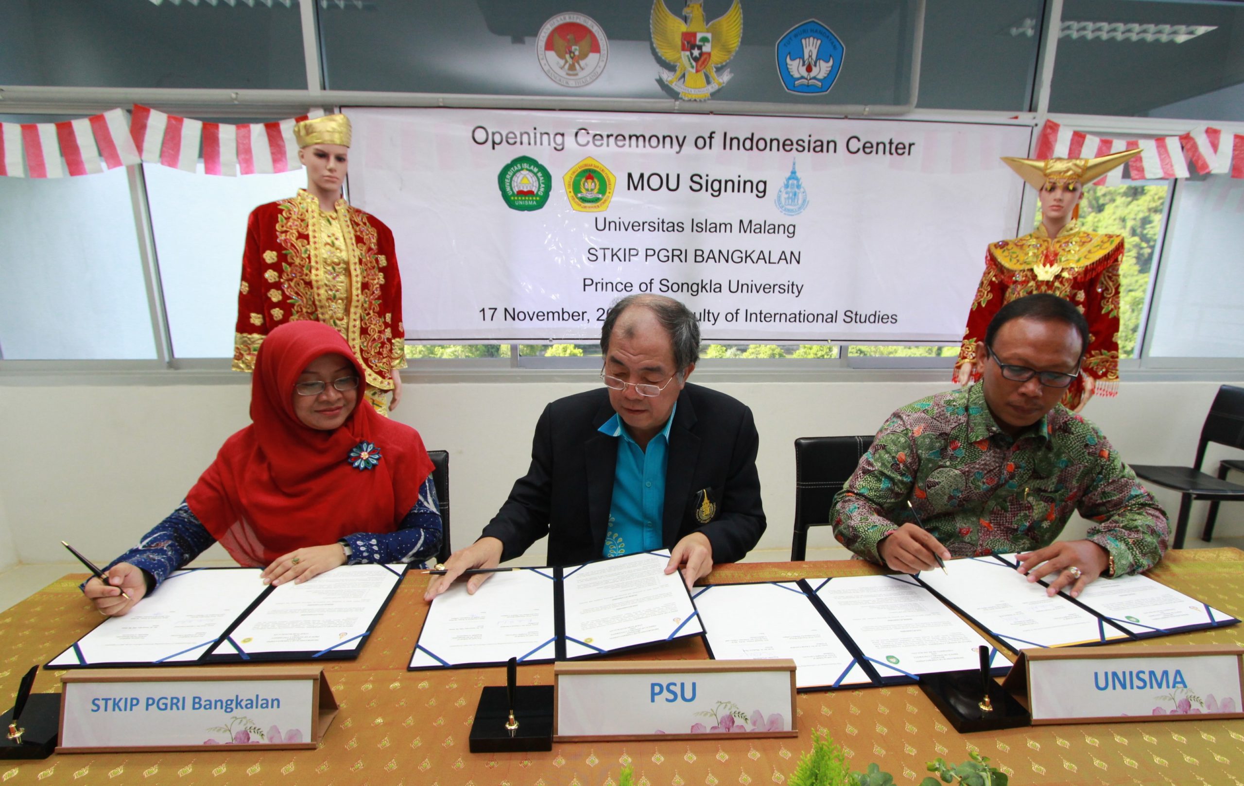 MoU Signing: UNISMA Malang, Indonesia and PSU Phuket Campus, Thailand